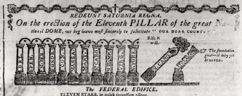 ستون‌های حکومت فدرال، روزنامۀ ماساچوست سنتینل، دوم آگوست 1789
